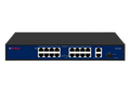 CP-DNW-HPU16G2F1-20 | 19 Port PoE Switch (16 PoE + 2 Gigabit + 1 SFP)
