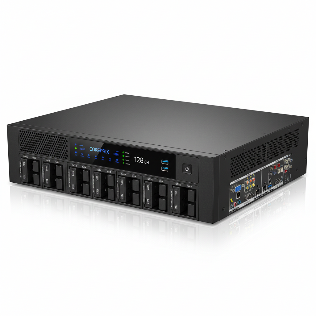 Coreprix 128 Channel NVR 9 SATA Two Way Talk (CPI-57128 TW)
