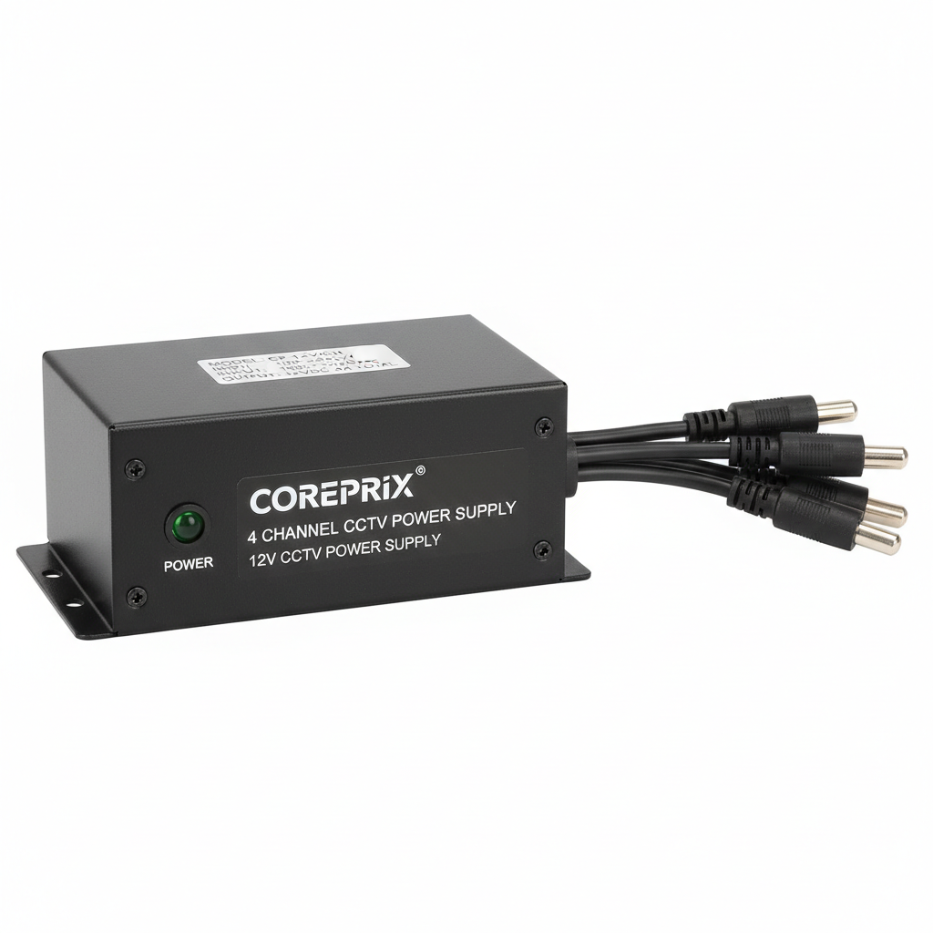 Coreprix 4 Channel CCTV Power Supply