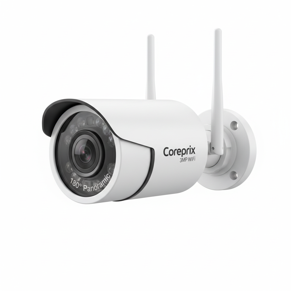 Coreprix 3MP WiFi Fisheye Bullet Camera