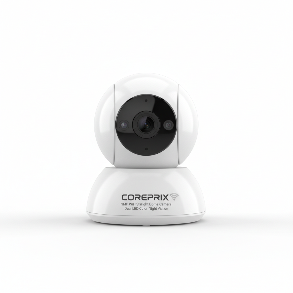 Coreprix 3MP WiFi Starlight Dome Camera