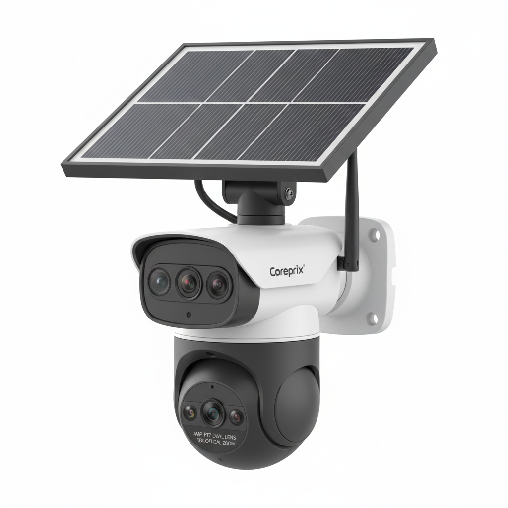 Coreprix 4MP 10X Zoom Solar PT Camera