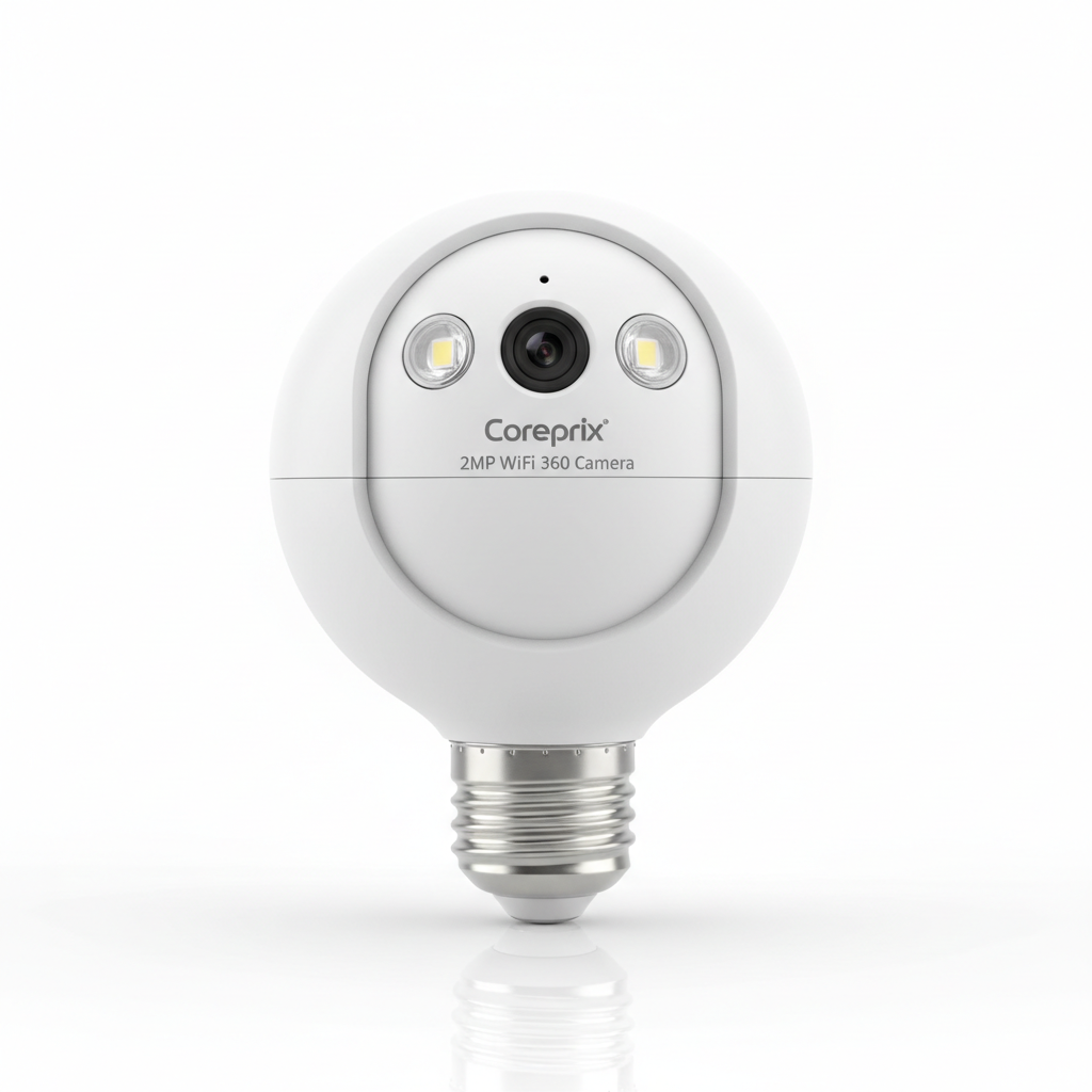 Coreprix 2MP WiFi Bulb Camera