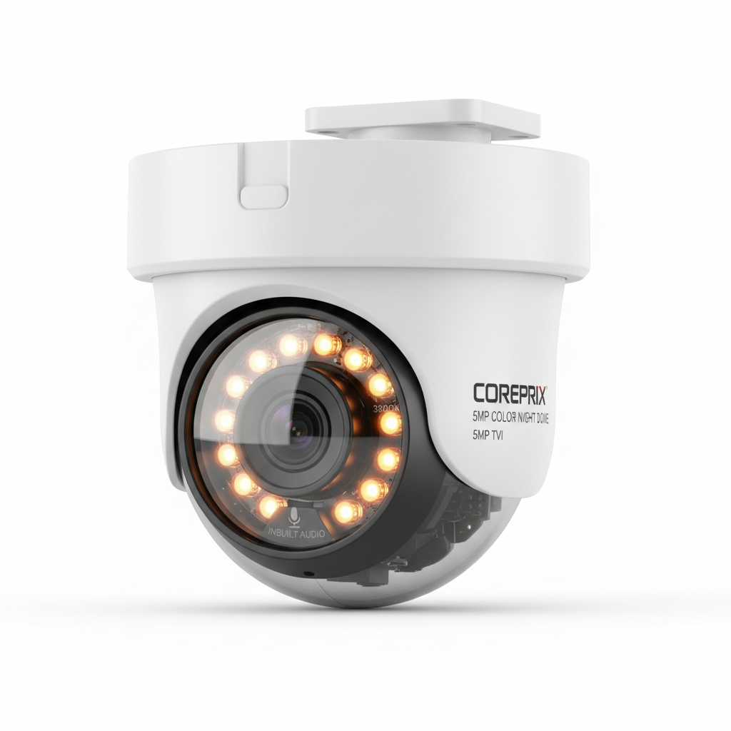 Coreprix 5MP Color Night Dome Camera