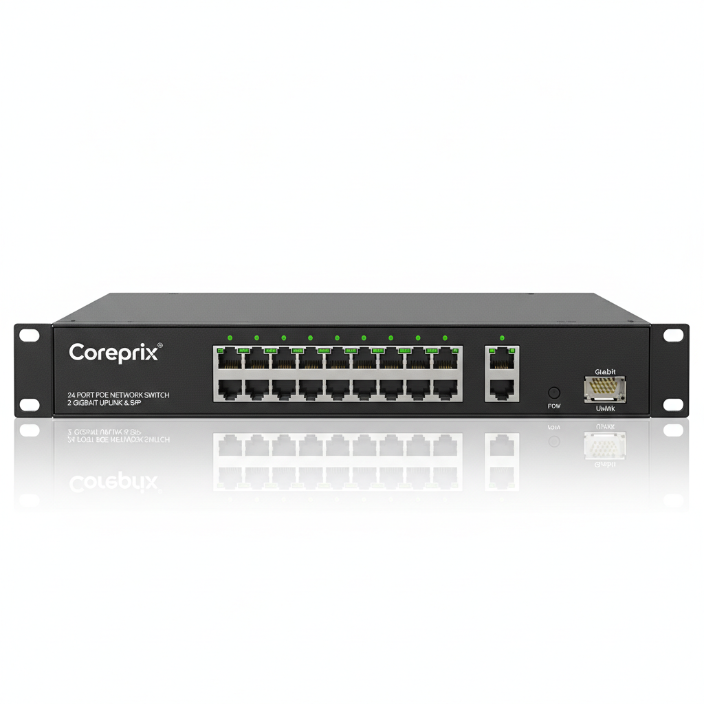 Coreprix 24 Port POE Switch