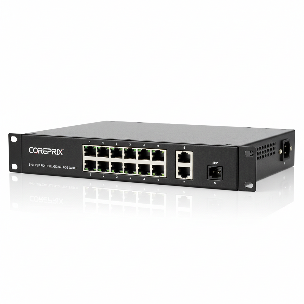 Coreprix 8+2+1 SFP Giga POE Switch