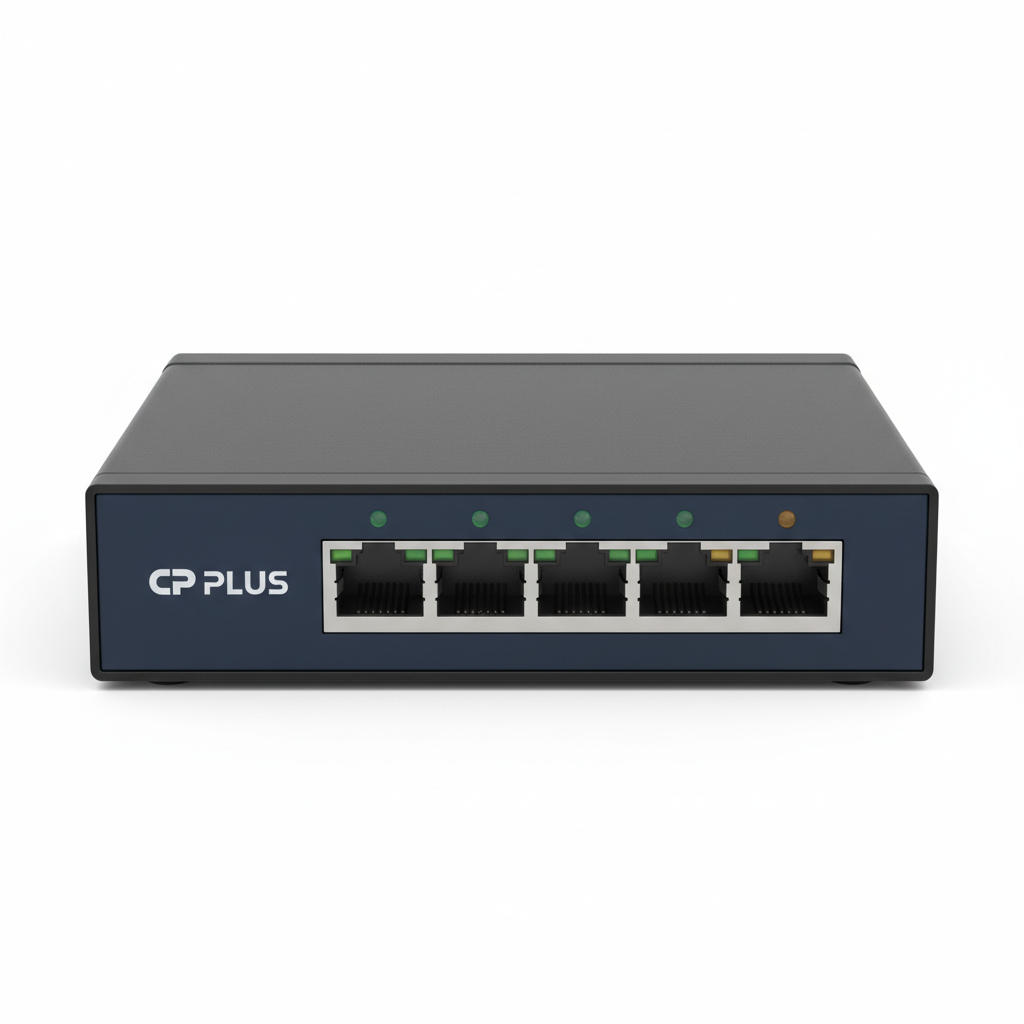 CP-Plus 4 Channel POE Switch
