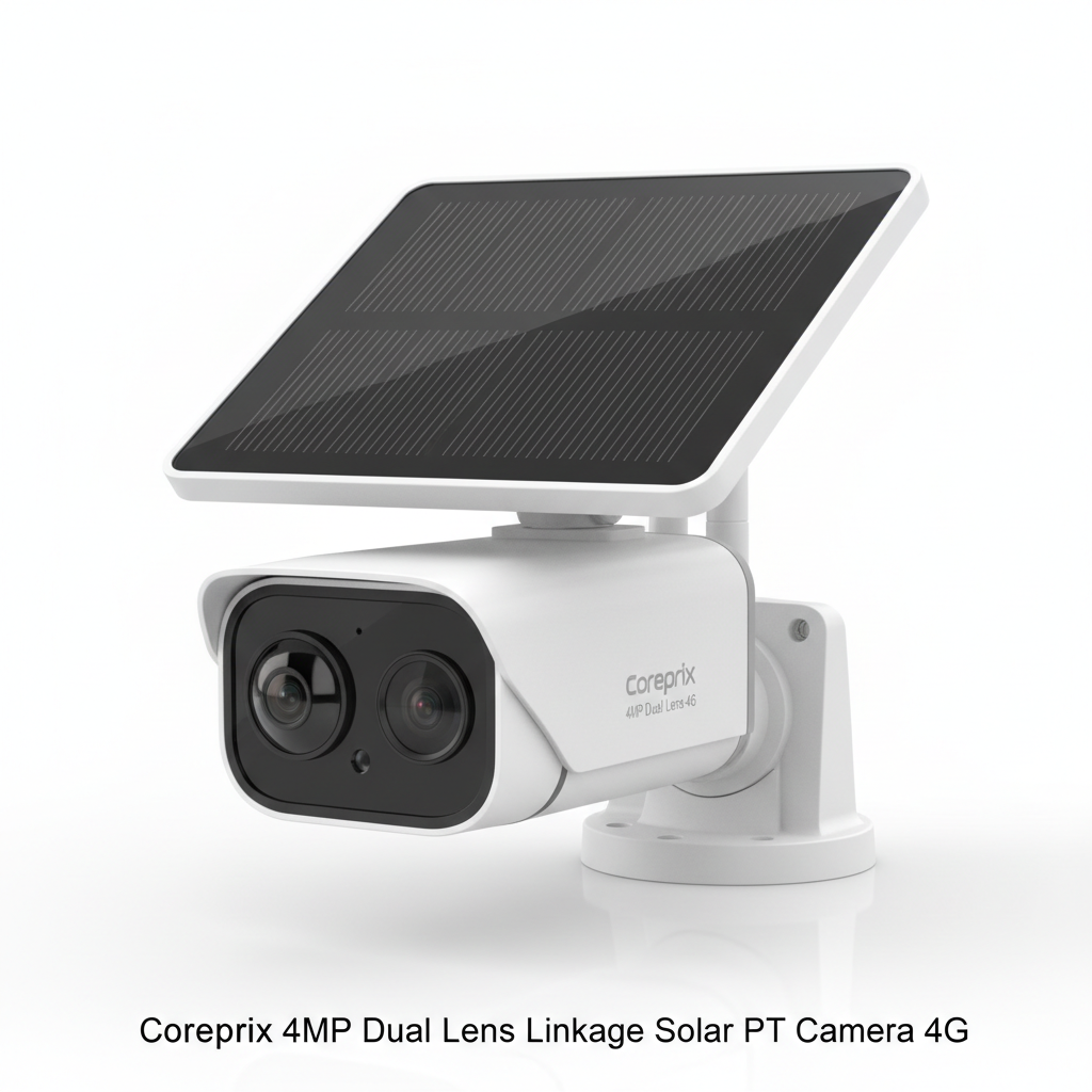 Coreprix Solar Dual Lens PT Camera