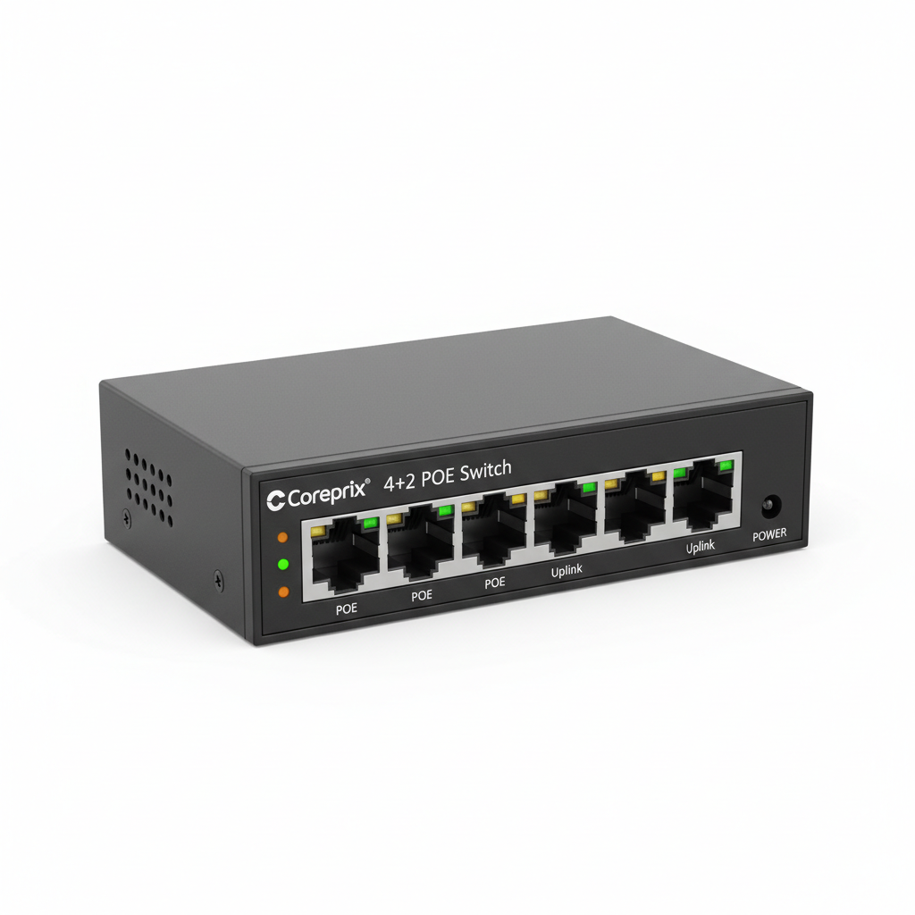 Coreprix 4+2 Port POE Switch