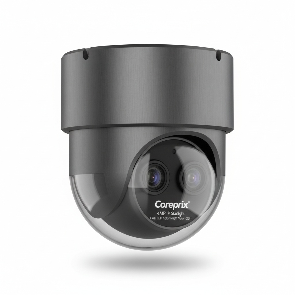 Coreprix 4MP IP Metal Dome Camera
