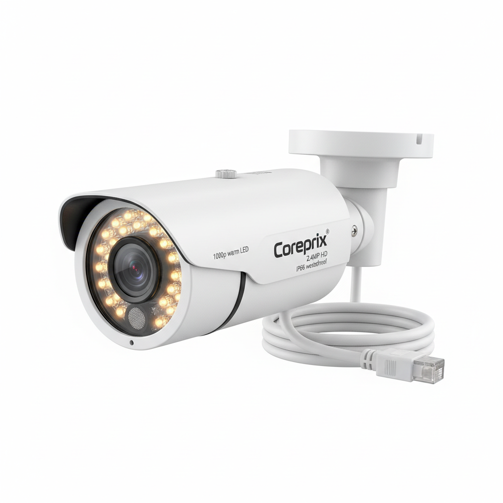Coreprix 2.4MP Fibre Body Bullet Camera