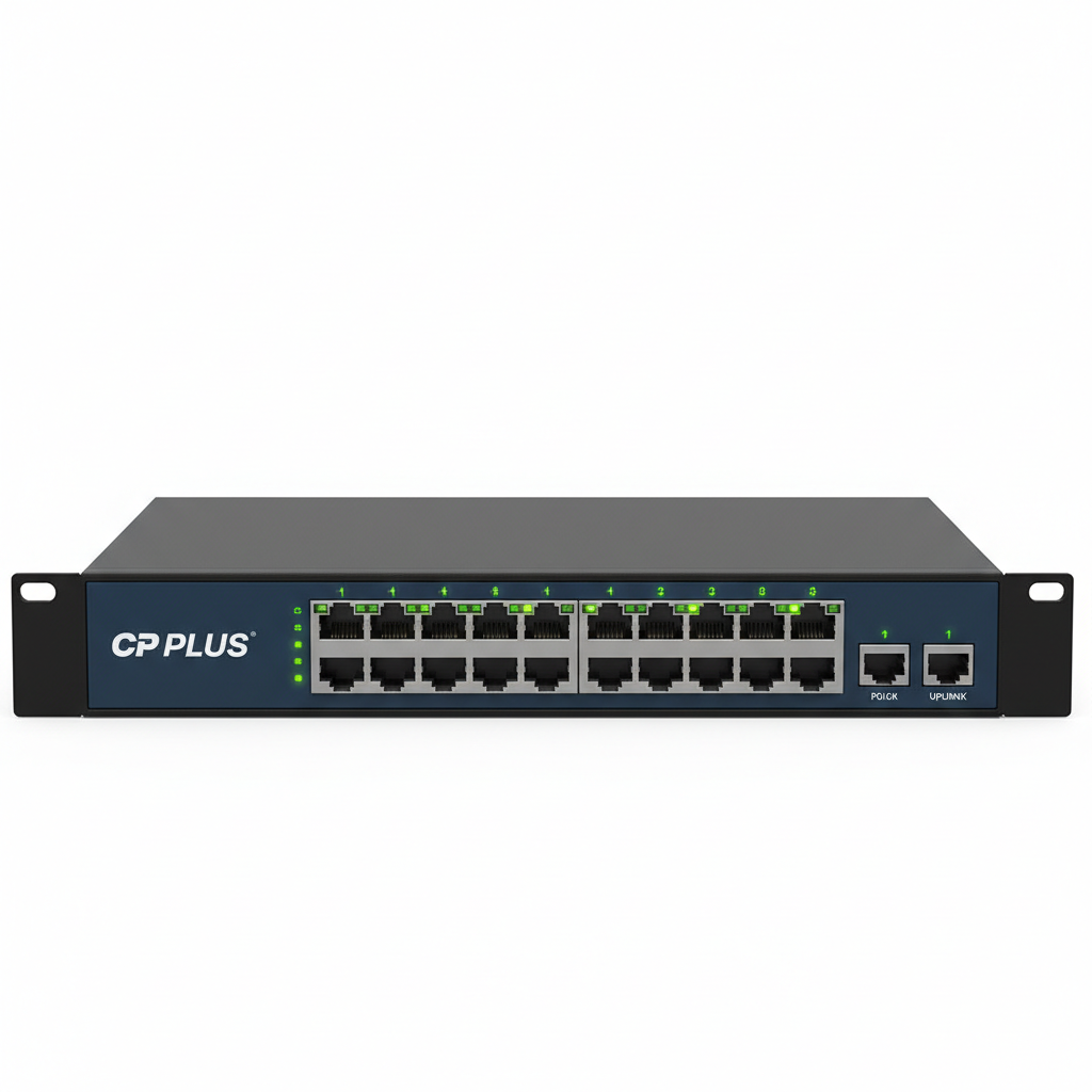 CP-Plus 16 Channel POE Switch