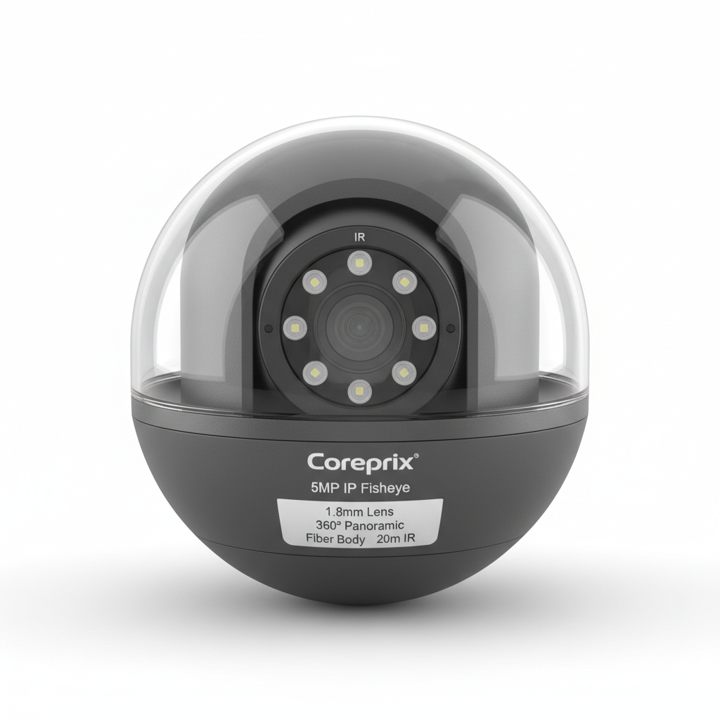 Coreprix 5MP IP Fisheye Camera