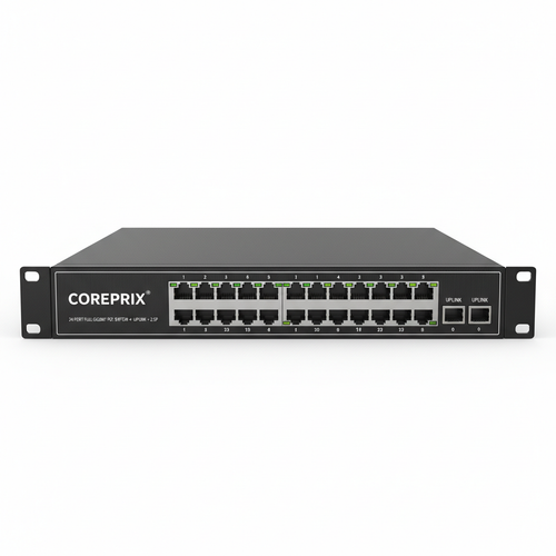 Coreprix 24 Port GIGA POE Switch